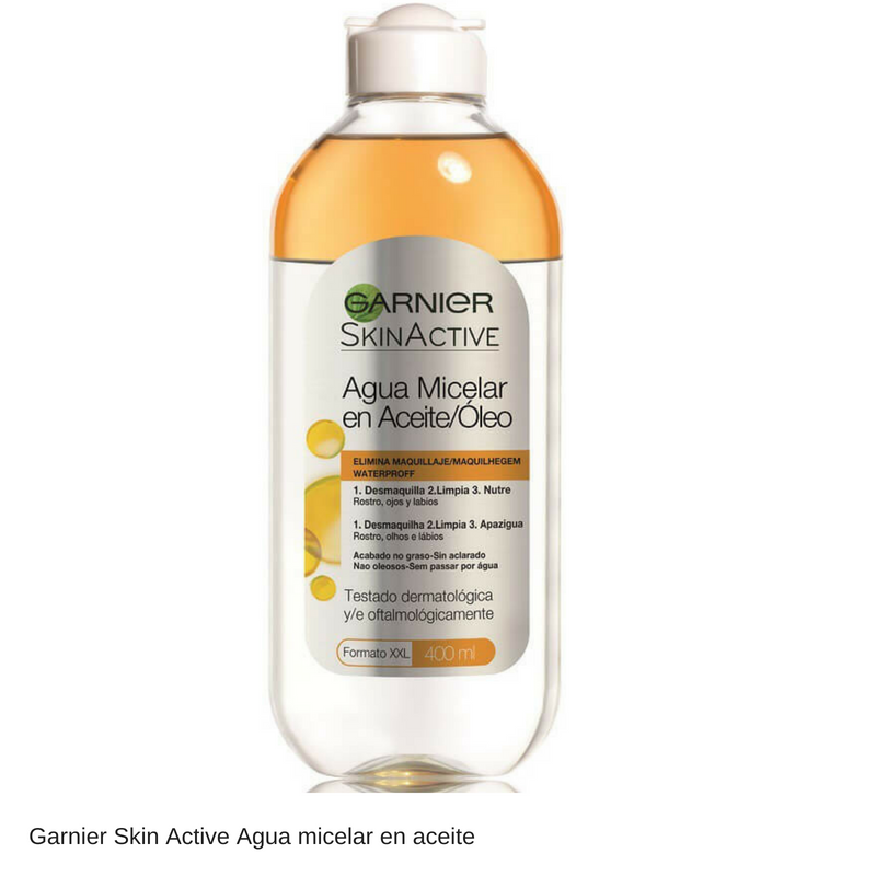 04.- Garnier Skin Active Agua micelar en aceite