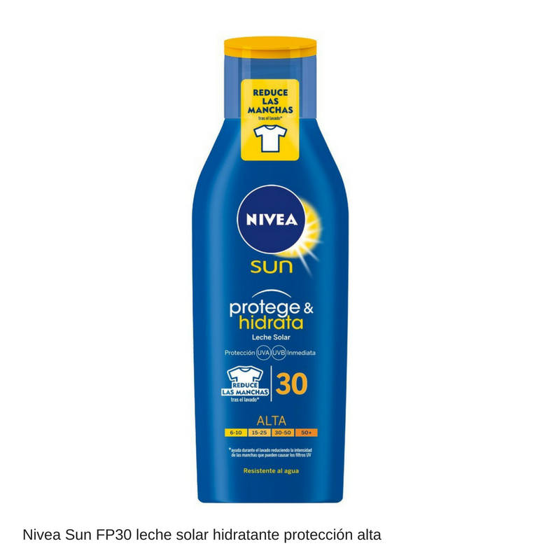 05.- Nivea Sun FP30 leche solar hidratante protección alta